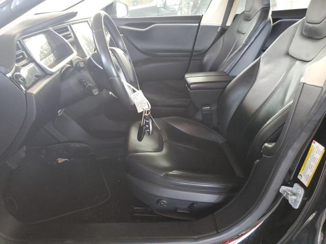 5YJSA1AG1DFP11107 - 2013 TESLA MODEL S BLACK photo 7