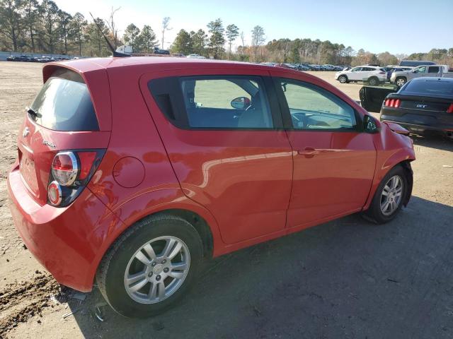 1G1JB6SH0C4173883 - 2012 CHEVROLET SONIC LS RED photo 3