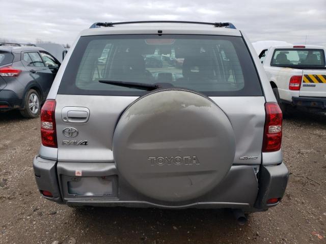 JTEHD20VX50064127 - 2005 TOYOTA RAV4 SILVER photo 6