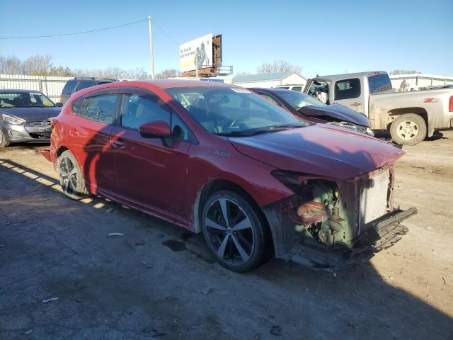 4S3GTAK60J1741807 - 2018 SUBARU IMPREZA SPORT RED photo 4