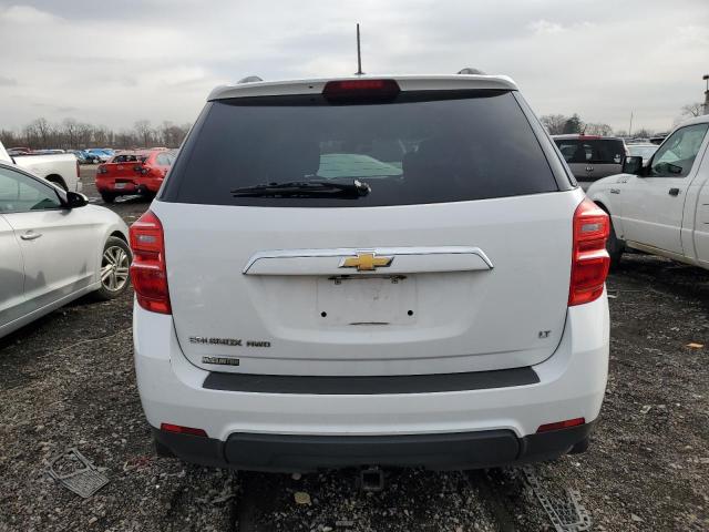 2GNFLFEK6H6254126 - 2017 CHEVROLET EQUINOX LT WHITE photo 6