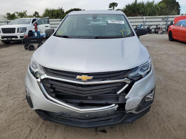 3GNAXHEV8JS569408 - 2018 CHEVROLET EQUINOX LS SILVER photo 5