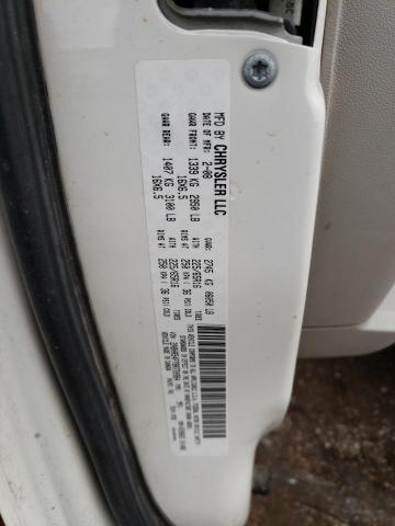 2A8HR54P78R720984 - 2008 CHRYSLER TOWN & COU TOURING WHITE photo 13