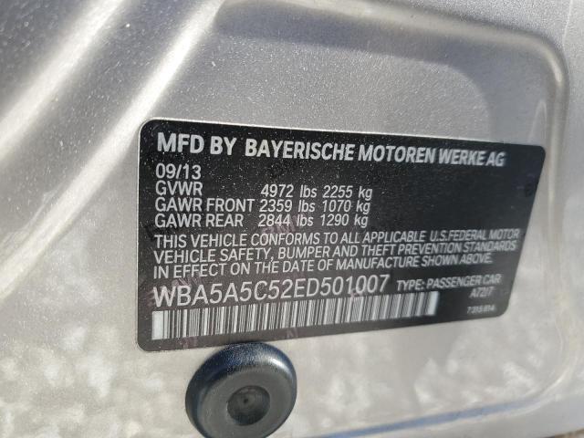 WBA5A5C52ED501007 - 2014 BMW 528 I TAN photo 12