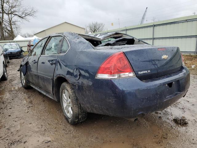 2G1WA5E3XC1264173 - 2012 CHEVROLET IMPALA LS BLUE photo 2