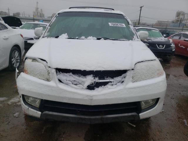 2HNYD18263H501360 - 2003 ACURA MDX WHITE photo 5