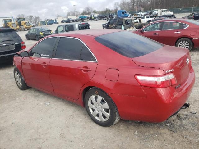 4T1BE46K29U396637 - 2009 TOYOTA CAMRY BASE RED photo 2