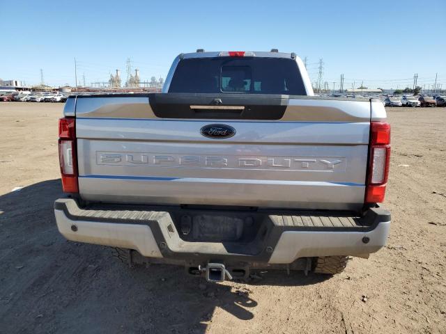 1FT8W3BT5LEE45125 - 2020 FORD F350 SUPER DUTY SILVER photo 6