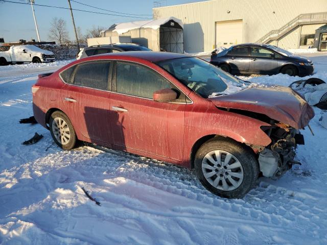 3N1AB7AP1DL628051 - 2013 NISSAN SENTRA S BURGUNDY photo 4