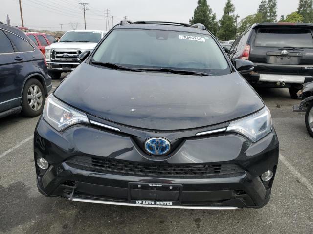 JTMRJREV3JD185555 - 2018 TOYOTA RAV4 HV LE BLACK photo 5