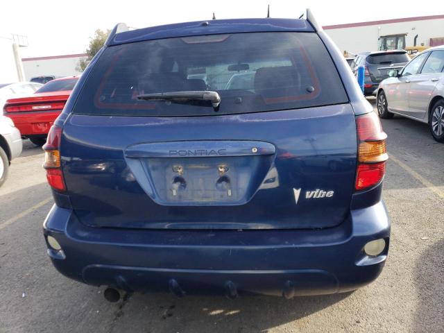 5Y2SL63815Z436878 - 2005 PONTIAC VIBE BLUE photo 6