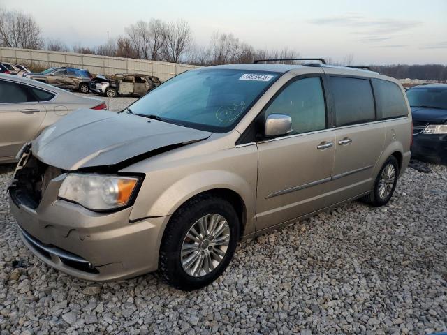 2C4RC1GG7ER115330 - 2014 CHRYSLER TOWN & COU LIMITED GOLD photo 1