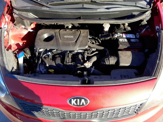 KNADM4A32H6028913 - 2017 KIA RIO LX RED photo 11