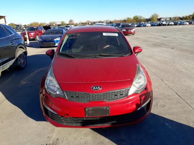 KNADM4A32H6028913 - 2017 KIA RIO LX RED photo 5