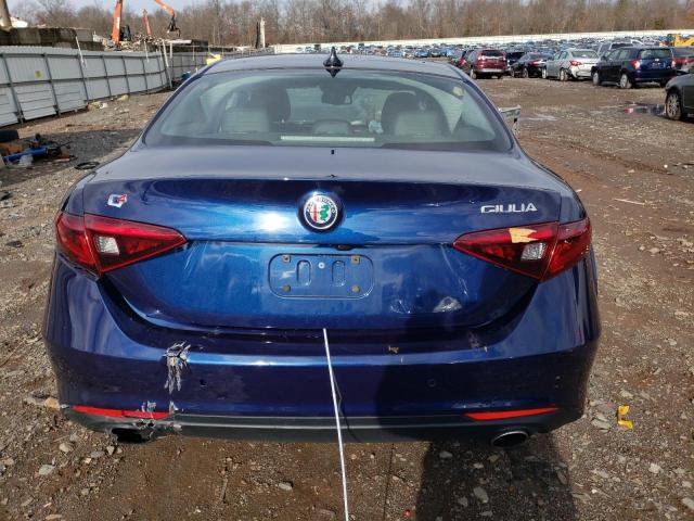 ZARFAEDN0H7539687 - 2017 ALFA ROMEO GIULIA Q4 BLUE photo 6