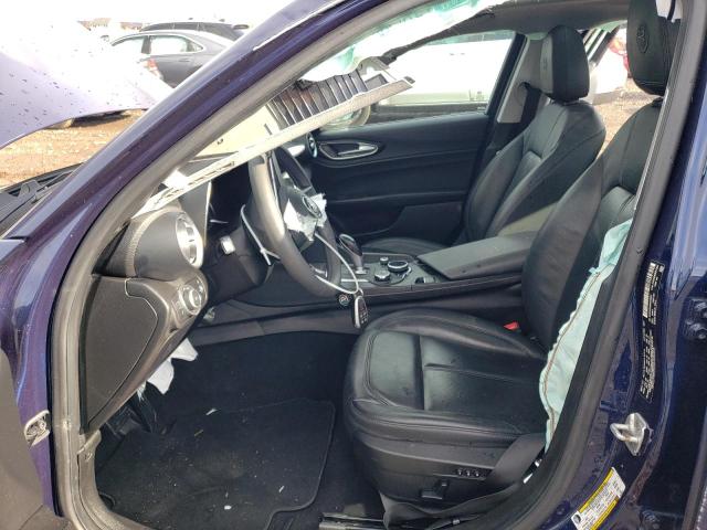 ZARFAEDN0H7539687 - 2017 ALFA ROMEO GIULIA Q4 BLUE photo 7