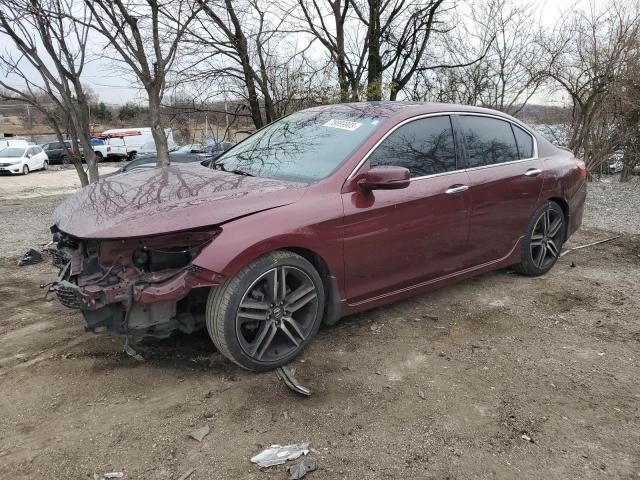 1HGCR3F94GA013799 - 2016 HONDA ACCORD TOURING BURGUNDY photo 1