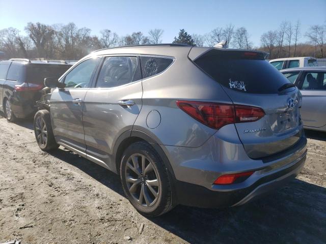 5NMZWDLA0HH043217 - 2017 HYUNDAI SANTA FE S SILVER photo 2