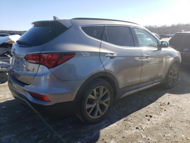 5NMZWDLA0HH043217 - 2017 HYUNDAI SANTA FE S SILVER photo 3