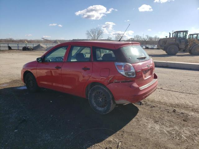 2T1KR32E17C681648 - 2007 TOYOTA COROLLA MA XR RED photo 2
