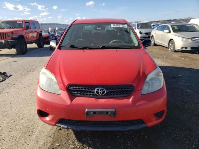 2T1KR32E17C681648 - 2007 TOYOTA COROLLA MA XR RED photo 5