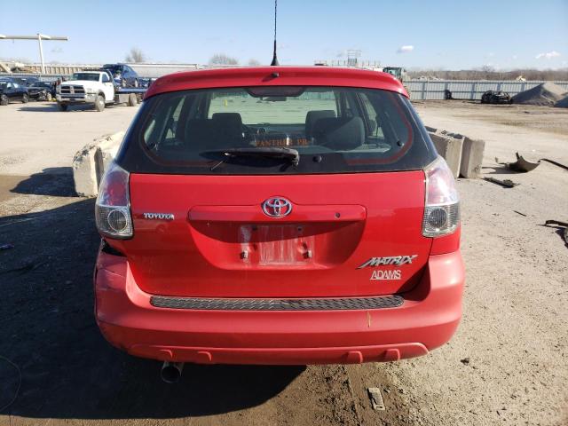 2T1KR32E17C681648 - 2007 TOYOTA COROLLA MA XR RED photo 6