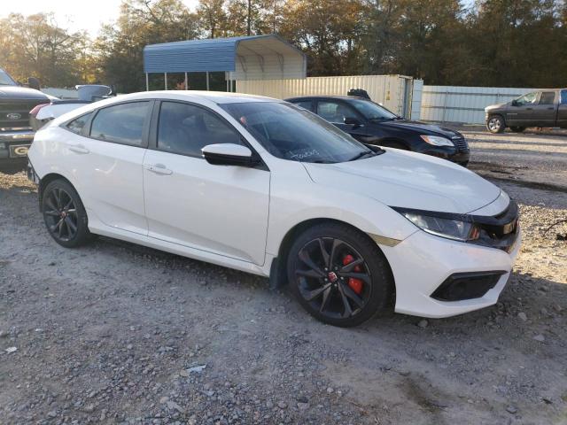 19XFC2E8XLE022725 - 2020 HONDA CIVIC SPORT WHITE photo 4