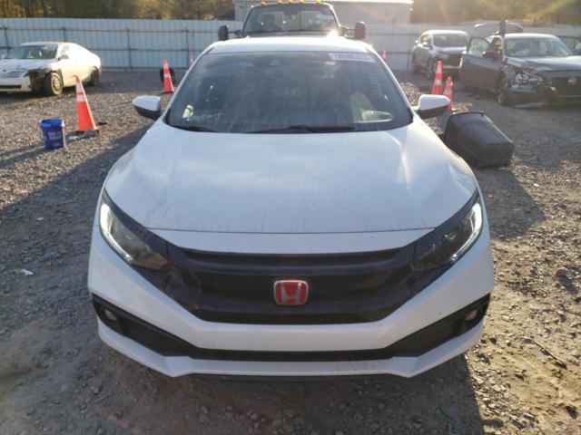 19XFC2E8XLE022725 - 2020 HONDA CIVIC SPORT WHITE photo 5