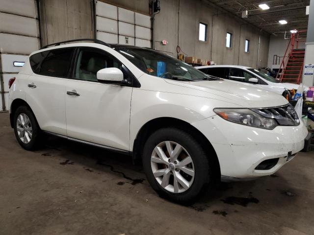 JN8AZ1MW7BW153297 - 2011 NISSAN MURANO S WHITE photo 4