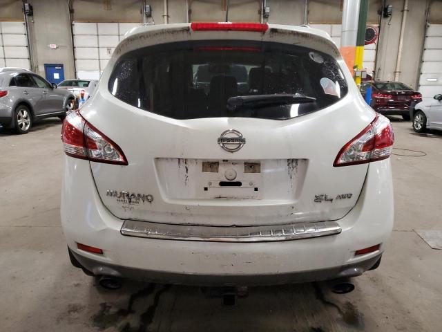 JN8AZ1MW7BW153297 - 2011 NISSAN MURANO S WHITE photo 6