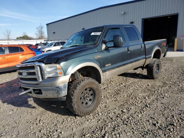 1FTWW31P06EB98693 - 2006 FORD F350 SRW SUPER DUTY GREEN photo 1