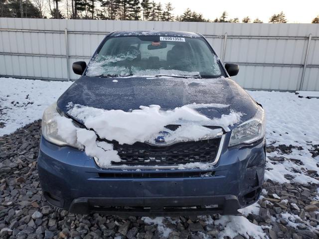 JF2SJAAC1EH484887 - 2014 SUBARU FORESTER 2.5I BLUE photo 5