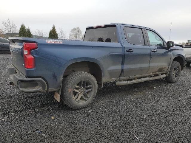 3GCPYFED2MG421242 - 2021 CHEVROLET SILVERADO K1500 LT TRAIL BOSS BLUE photo 3