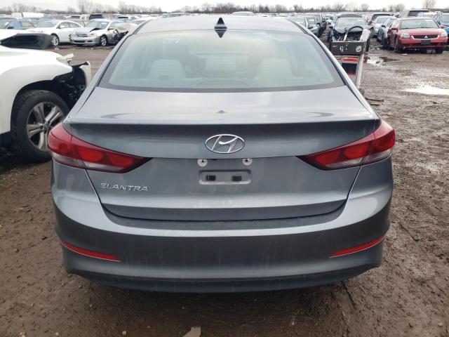 KMHD84LF2HU401003 - 2017 HYUNDAI ELANTRA SE GRAY photo 6