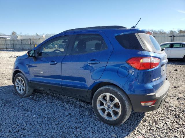 MAJ3S2GE9LC342379 - 2020 FORD ECOSPORT SE BLUE photo 2