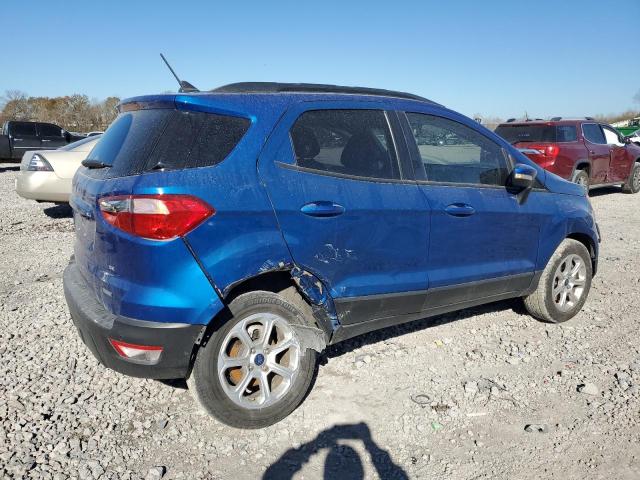 MAJ3S2GE9LC342379 - 2020 FORD ECOSPORT SE BLUE photo 3