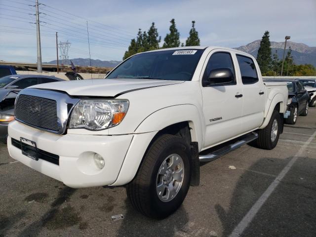 5TEJU62NX6Z221117 - 2006 TOYOTA TACOMA DOUBLE CAB PRERUNNER WHITE photo 1