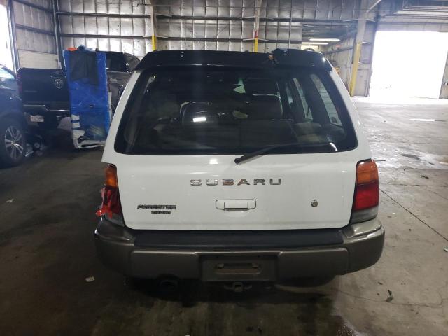 JF1SF6559YH716252 - 2000 SUBARU FORESTER S WHITE photo 6