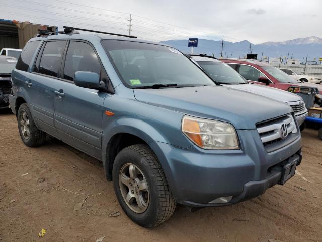 5FNYF18368B032468 - 2008 HONDA PILOT SE BLUE photo 4