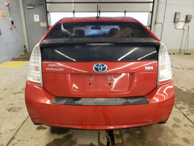 JTDKN3DU5A0079787 - 2010 TOYOTA PRIUS RED photo 6