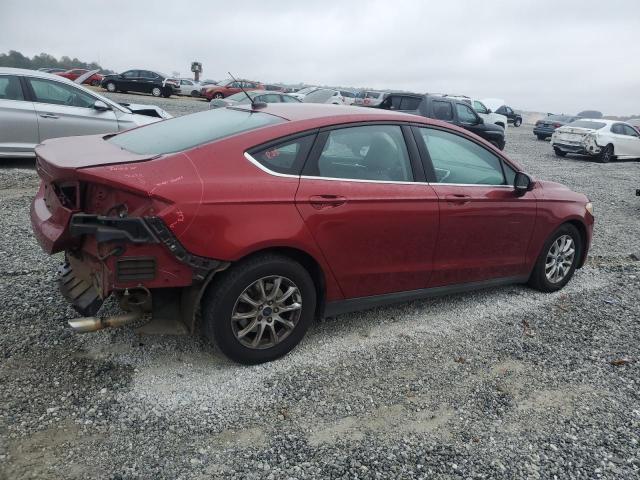 3FA6P0G71GR213015 - 2016 FORD FUSION S MAROON photo 3