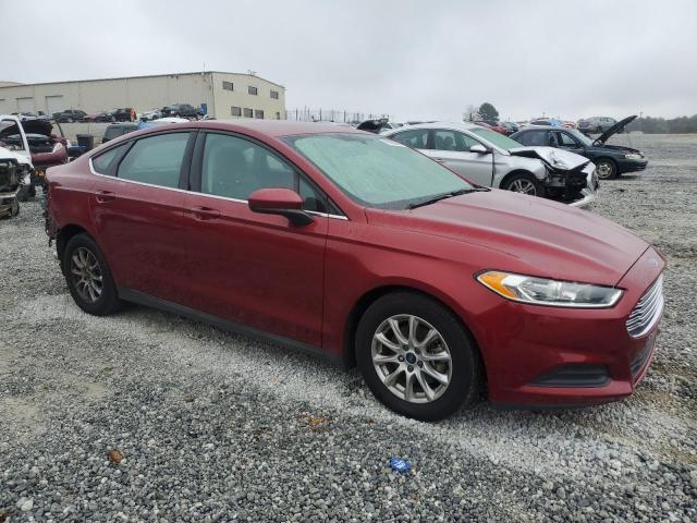 3FA6P0G71GR213015 - 2016 FORD FUSION S MAROON photo 4