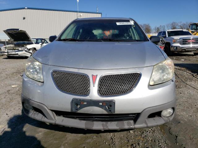 5Y2SL63855Z449813 - 2005 PONTIAC VIBE SILVER photo 5