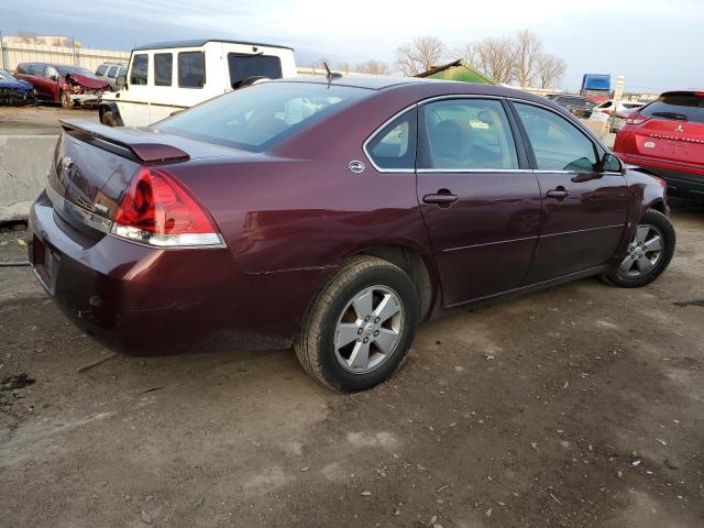 2G1WT58K579248810 - 2007 CHEVROLET IMPALA LT MAROON photo 3