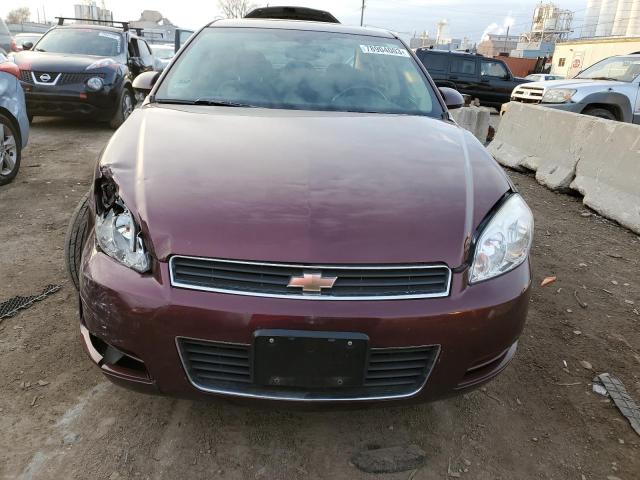 2G1WT58K579248810 - 2007 CHEVROLET IMPALA LT MAROON photo 5