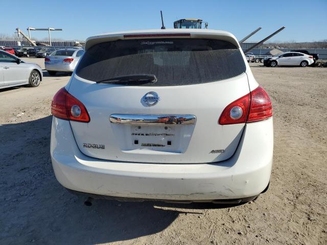 JN8AS5MV2CW358577 - 2012 NISSAN ROGUE S WHITE photo 6