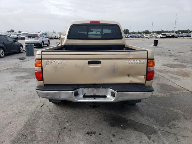 5TEGN92N91Z846643 - 2001 TOYOTA TACOMA DOUBLE CAB PRERUNNER BEIGE photo 6