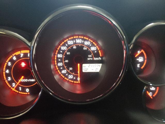 2T1KR32E68C687740 - 2008 TOYOTA COROLLA MA XR BLACK photo 9