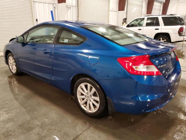 2HGFG3B82CH522527 - 2012 HONDA CIVIC EX BLUE photo 2