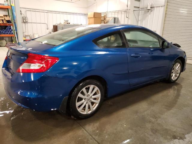 2HGFG3B82CH522527 - 2012 HONDA CIVIC EX BLUE photo 3